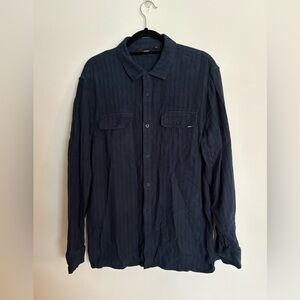 Navy Blue VANS Button-Up Shirt